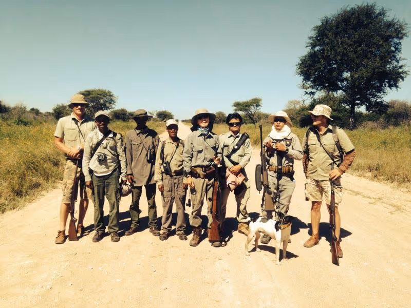 First camp in Nyae Nyae, 2012